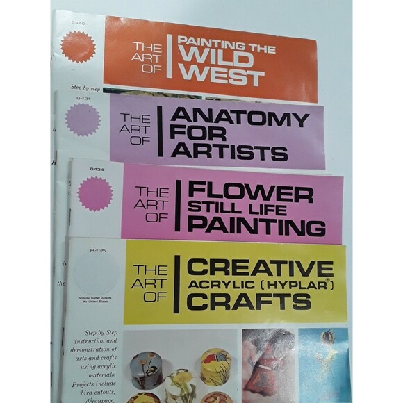 4 Vintage The Art of Grumbacher Library How To Step by Step Art Instruction Book - Picture 8 of 10